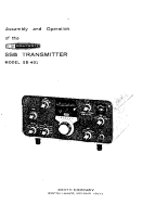Heathkit B-401-SSB-Assembly - Manual 